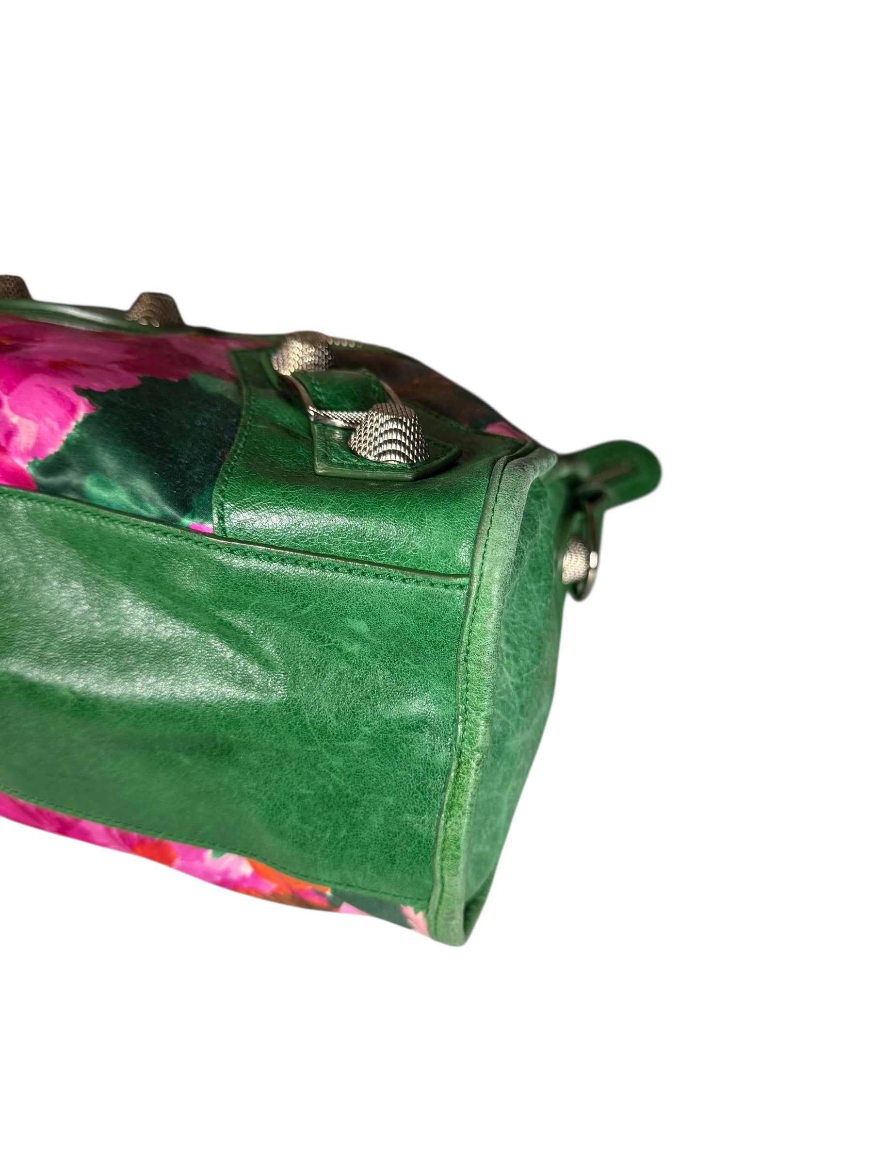 Balenicaga Floral Print Le City Bag