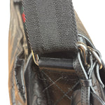 Gucci Black PVC GG Imprime Web Buckle Messenger Bag