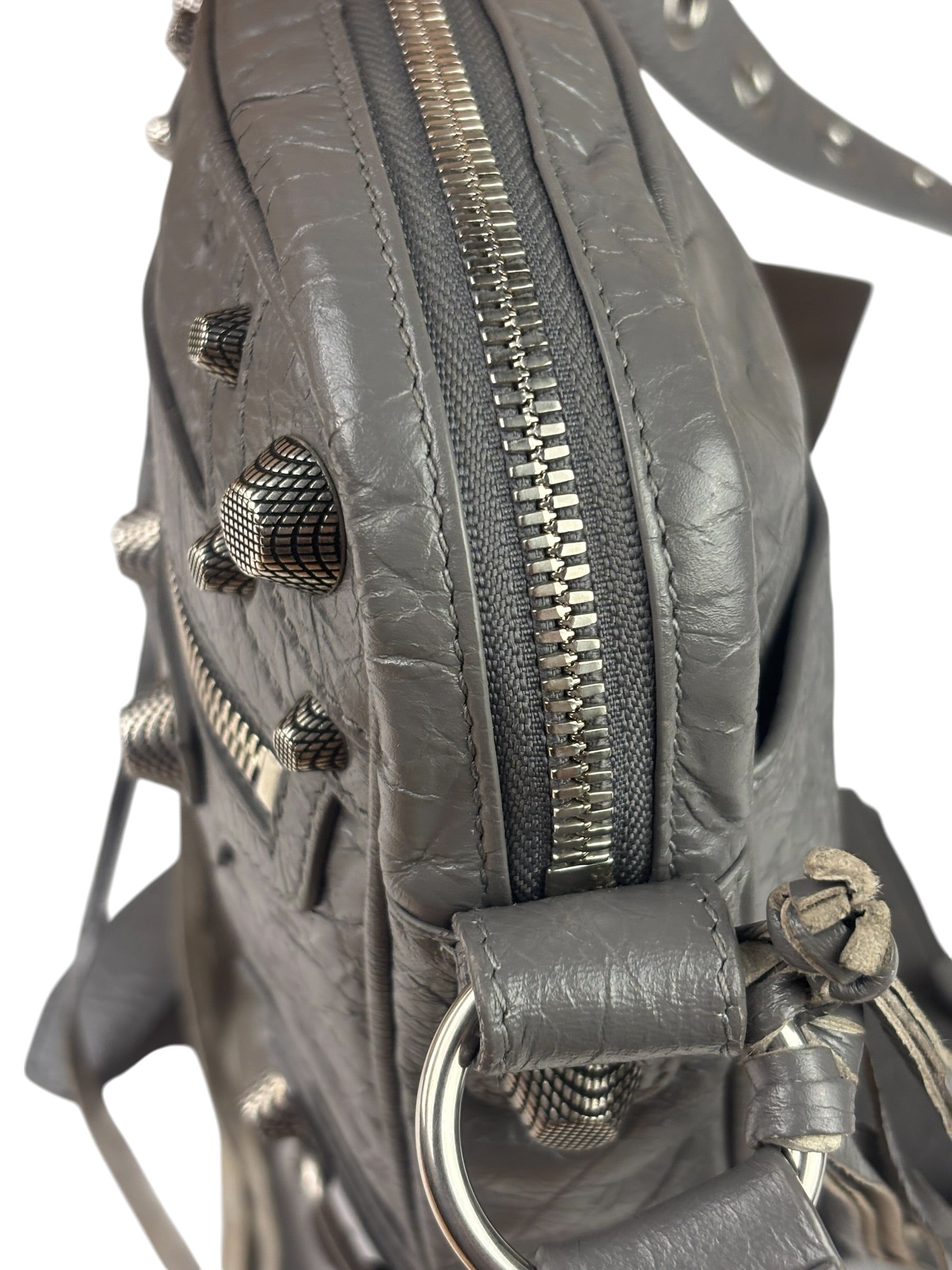 Balenciaga Gray Le Cagole Crossbody Bag