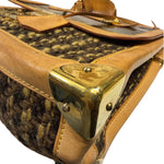 Louis Vuitton Brown Monogram Ambre Tweedy Zip GM