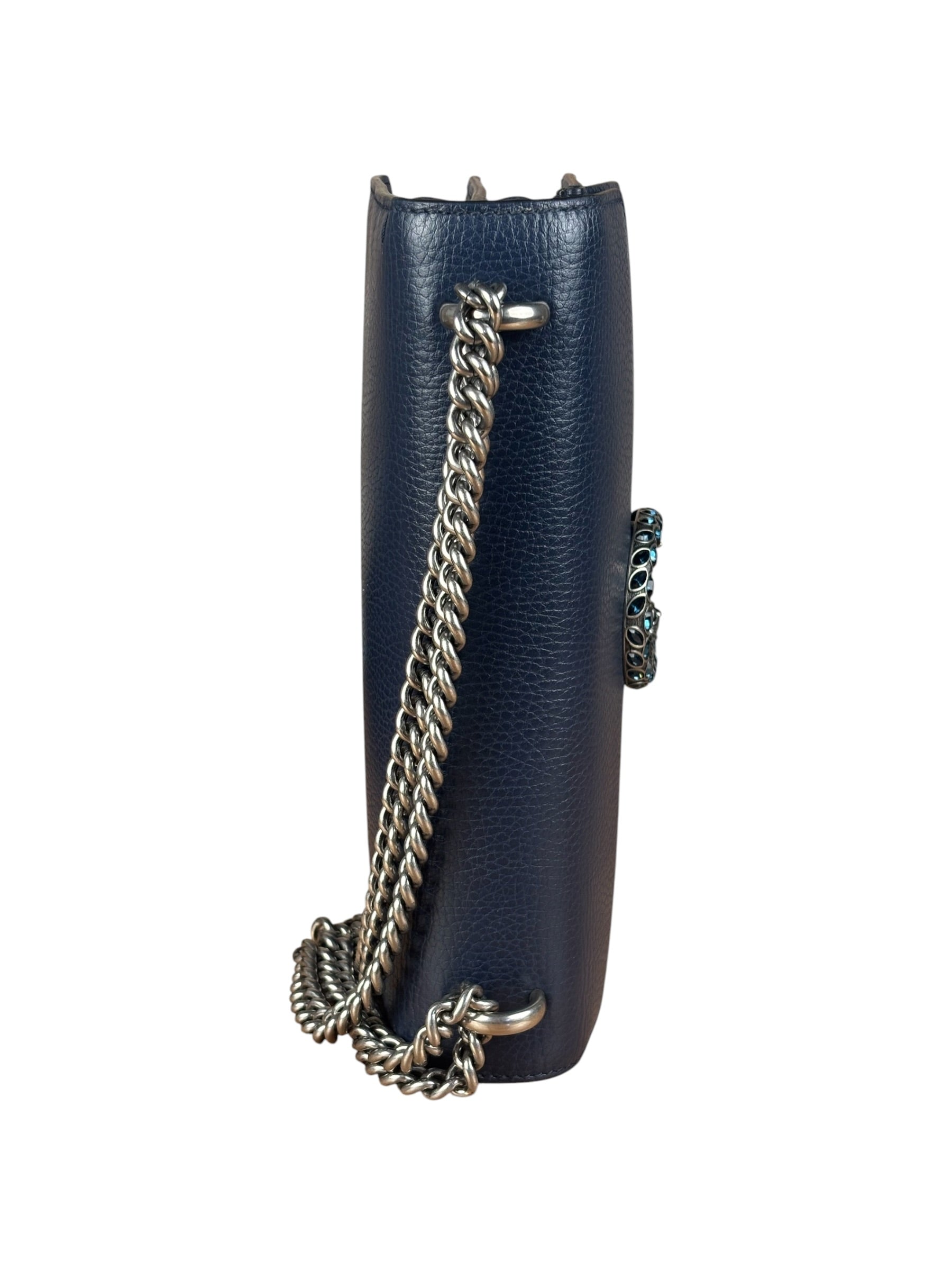 Gucci Navy Blue Dionysus Shoulder Bag