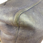 Balenciaga Vintage Distressed Purple Leather City Bag