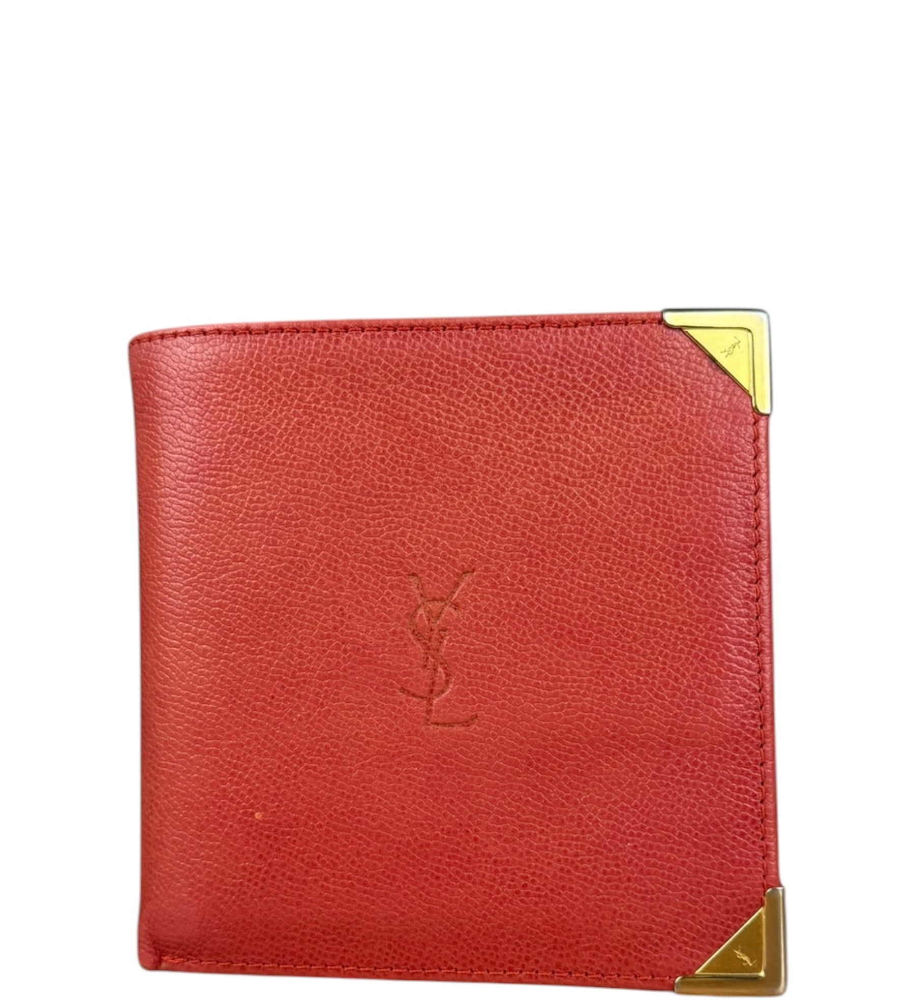 Yves Saint Laurent Vintage Logo Bifold Wallet