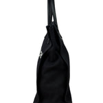 Yves Saint Laurent Black Rive Gauche Canvas Tote