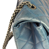 Chanel Blue Reissue 225 Double Flap Bag 1991