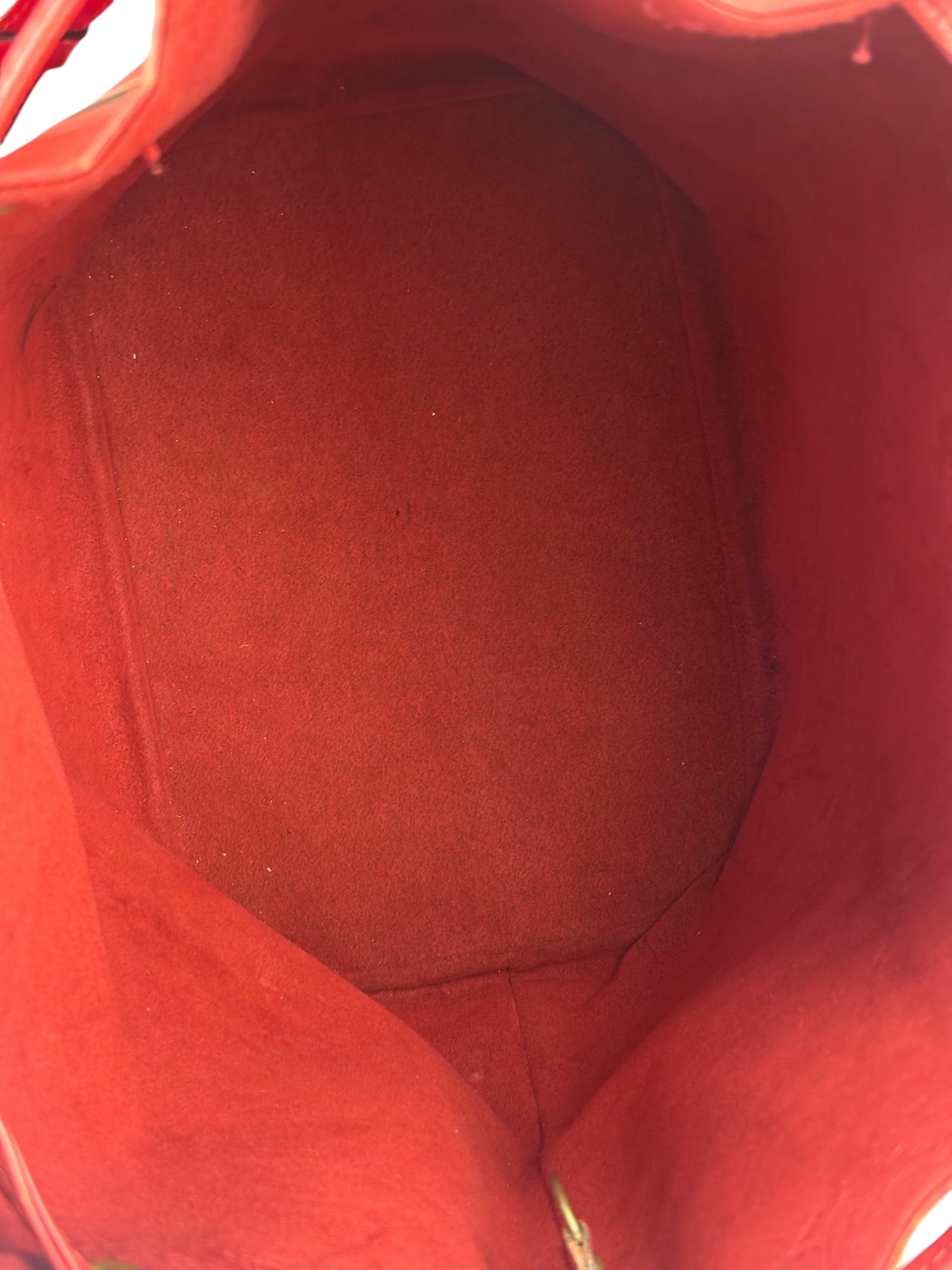 Louis Vuitton Red Epi Leather Noe Bucket Bag MM