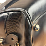 Louis Vuitton Black Epi Leather Montaigne Bowling Handbag