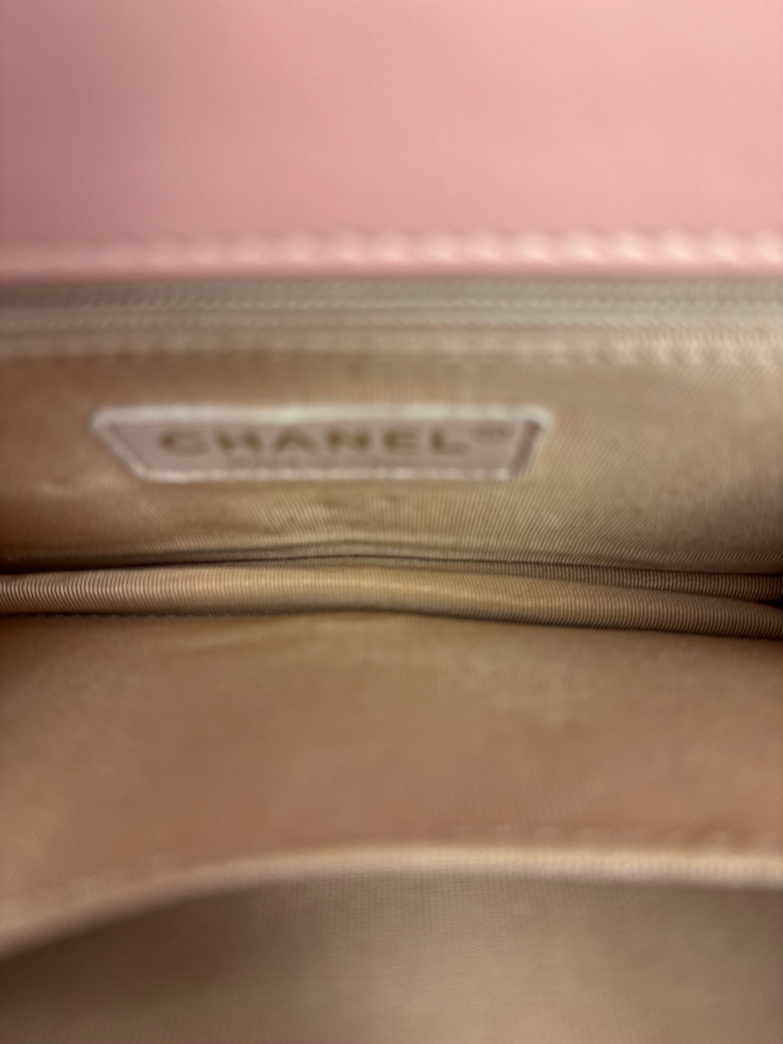 Chanel Pink Quilted Leather Pearl Chain Flap Bag 2019