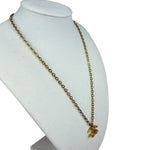 Chanel Vintage Interlocking Cc logo Pendant Necklace