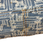 Fendi Blue Denim Zucca  Baguette