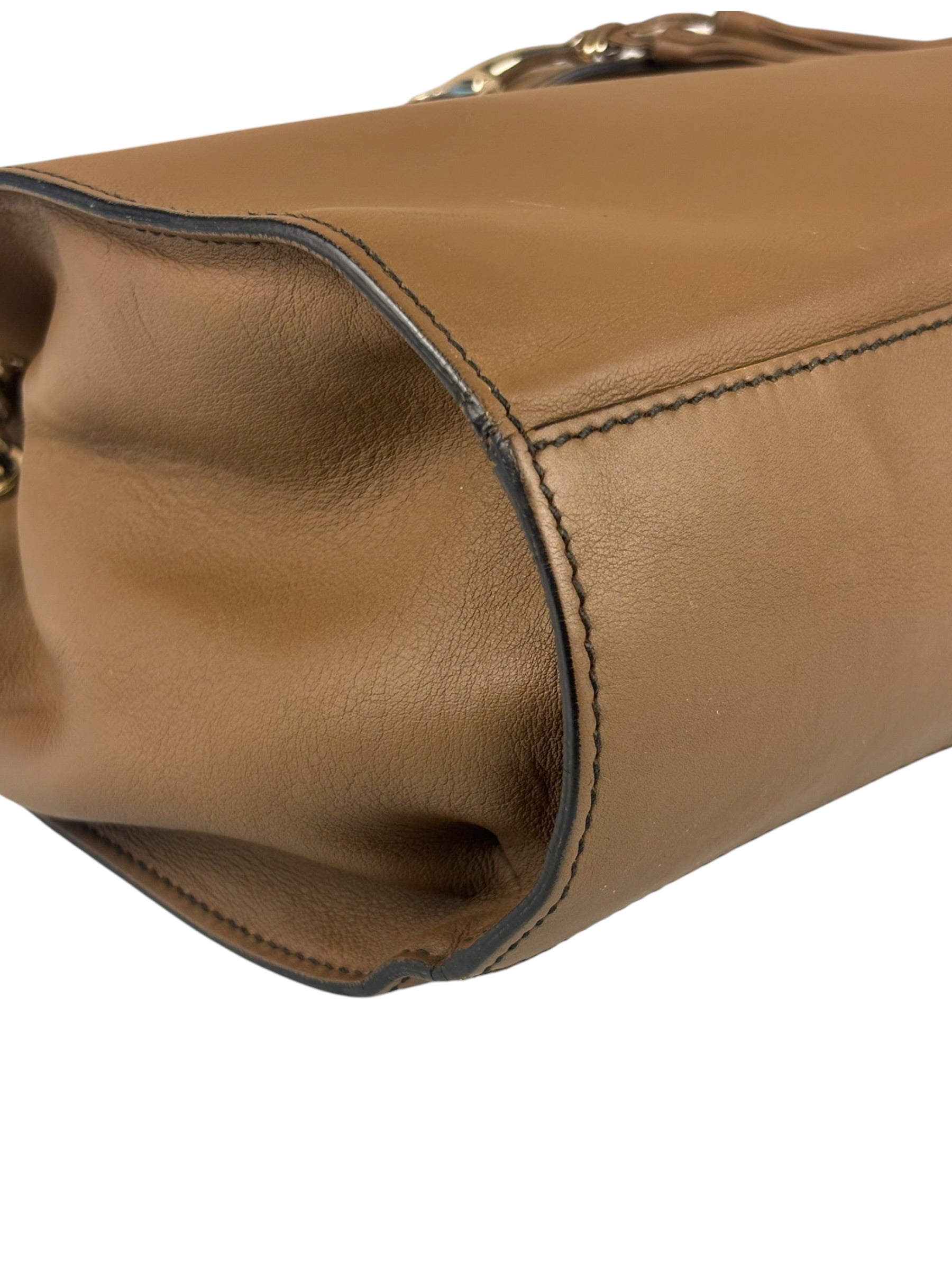 Gucci Beige Leather Emily Shoulder Bag
