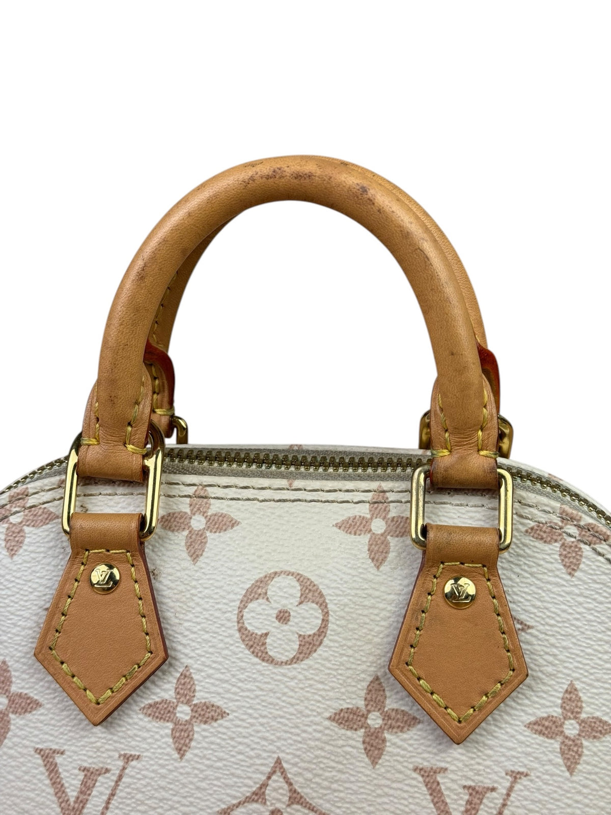 Louis Vuitton Off-White/Black Monogram Dune Nano Alma Two-Way Bag