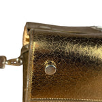 Christian Dior Diorever Gold Leather 2Way Handbag