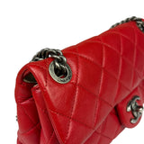 Chanel Striking Red Quilted Rocks Small Flap Bag 2014