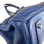 Hermes Blue Clemence Leather JPG Birkin 42 Palladium 2006