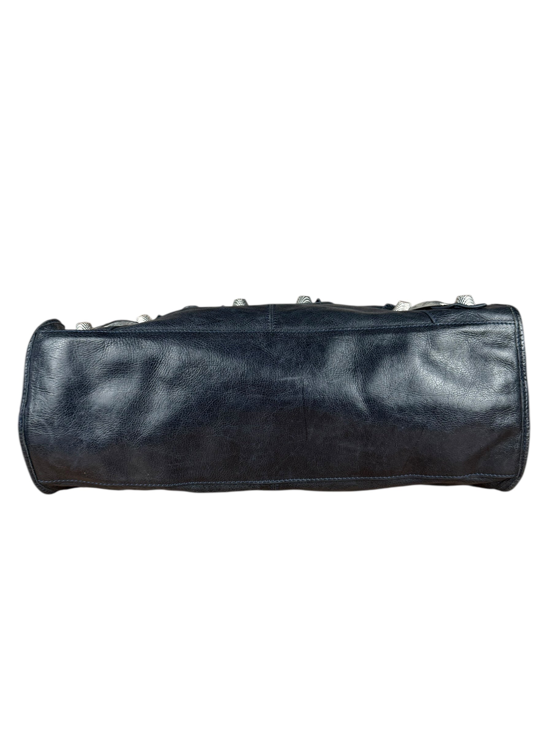 Balenciaga Navy M Le City Bag