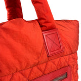 Chanel Red Nylon Coco Cocoon Tote Bag 2009