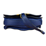 Chloe Large Marcie Saddle Bag Blue
