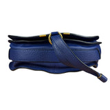 Chloe Large Marcie Saddle Bag Blue