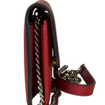 Gucci Red Interlocking G Wallet on Chain
