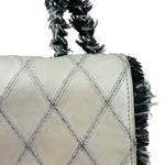 Chanel Tweedy Quilted Leather Fringe Flap Bag 2011