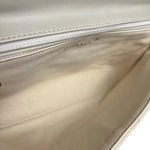 Chanel Classique White Quilted Leather Flap Bag 2001