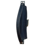 Fendi FF Wave Buckle Denim Baguette