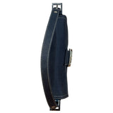 Fendi FF Wave Buckle Denim Baguette