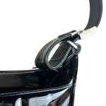 Chanel Black Patent Chocolate Bar Shoulder Bag '02