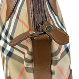 Burberry Vintage House Haymarket Check Dome Satchel Handbag