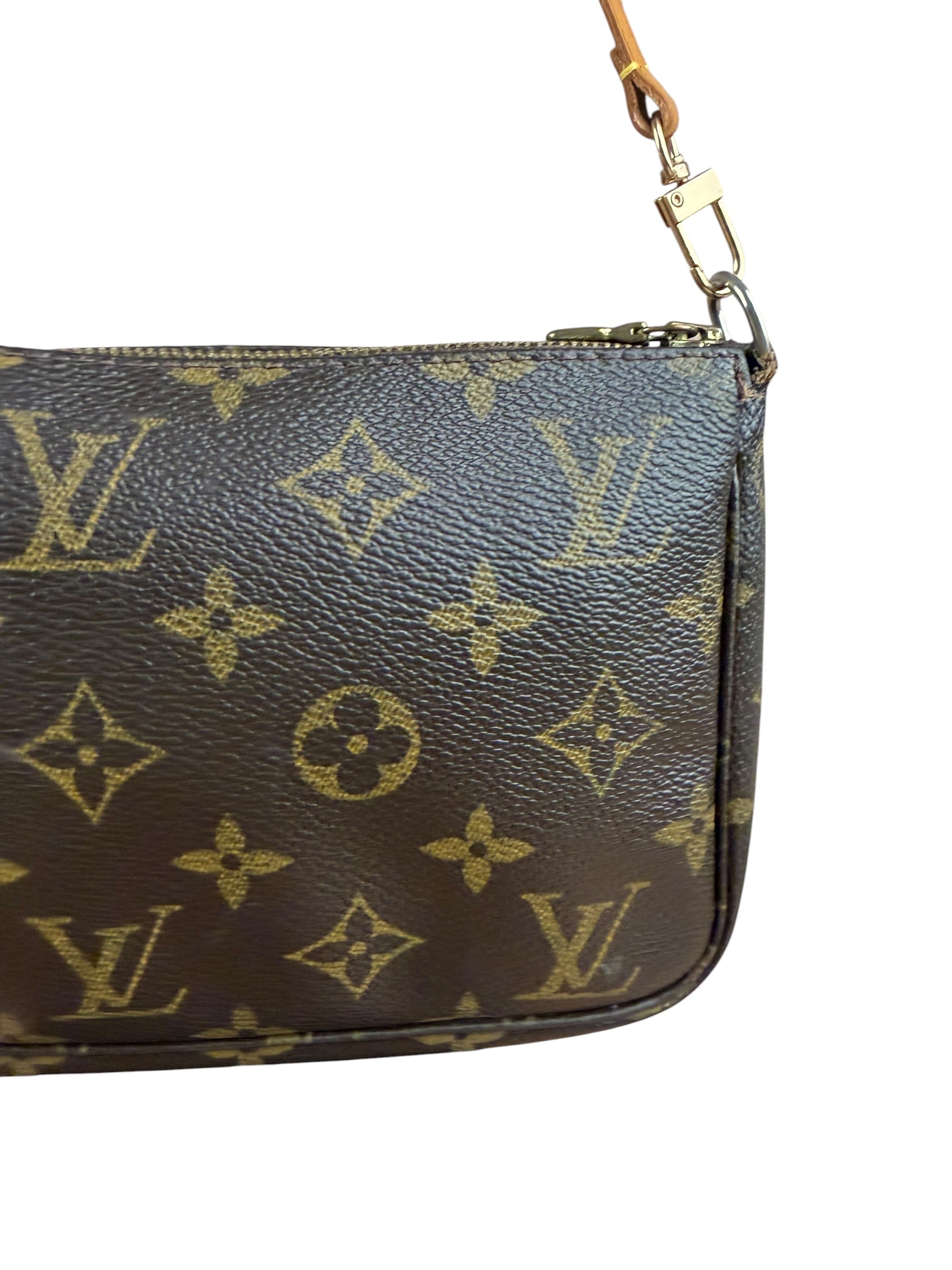Louis Vuitton Monogram Pochette Replaced LV Strap