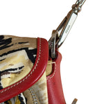 Prada Multicolor Nylon Leather Trim Shoulder Bag