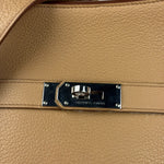 Hermes Jypsiere Tan Clemence Leather Shoulder Bag 2008