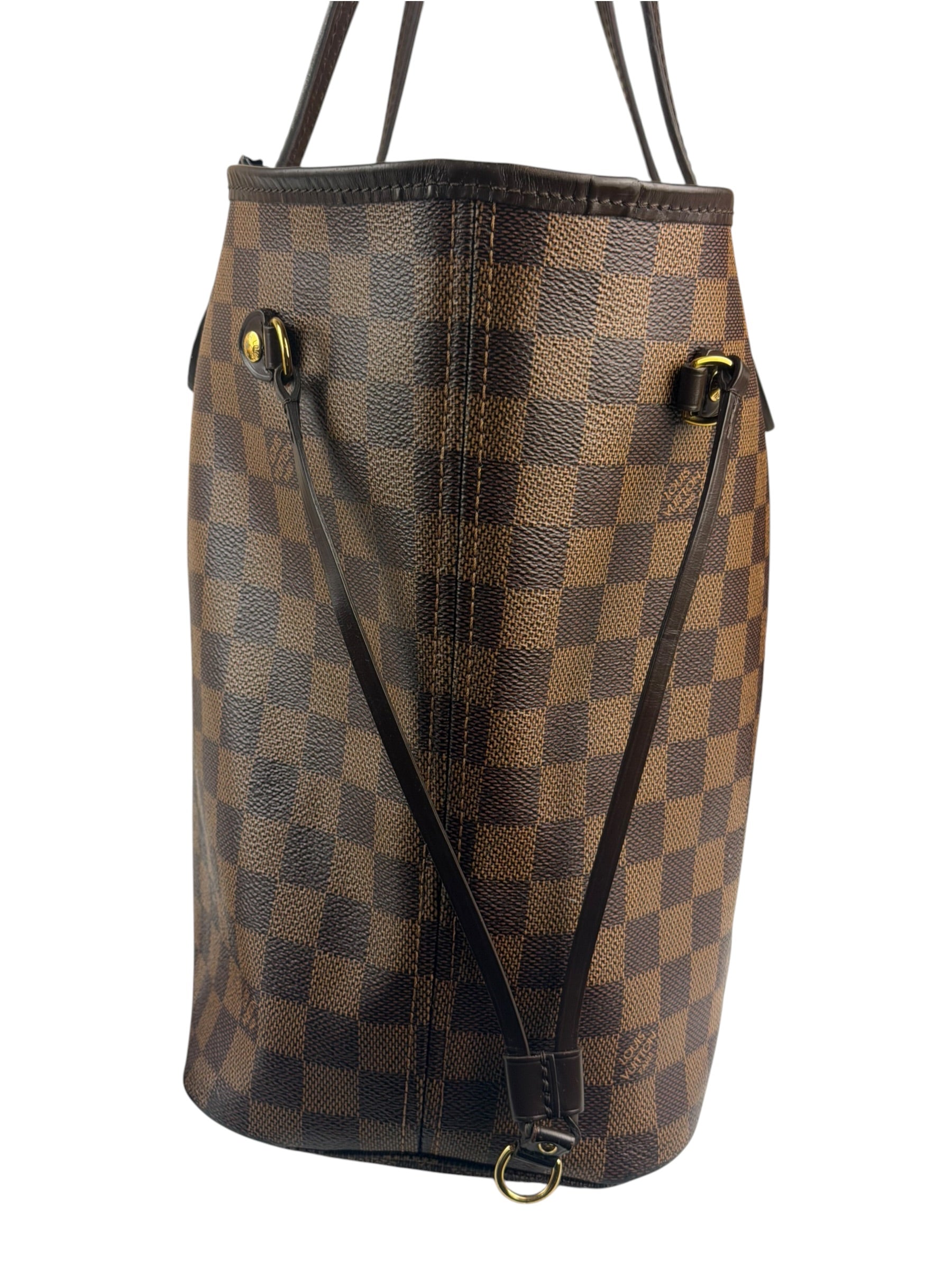 Louis Vuitton Damier Ebene Neverful MM Tote Bag
