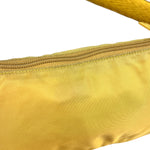 Prada Vintage Nylon Yellow Pochette