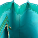 Louis Vuitton Vintage Teal Monogram Vernis Wilshire PM Tote