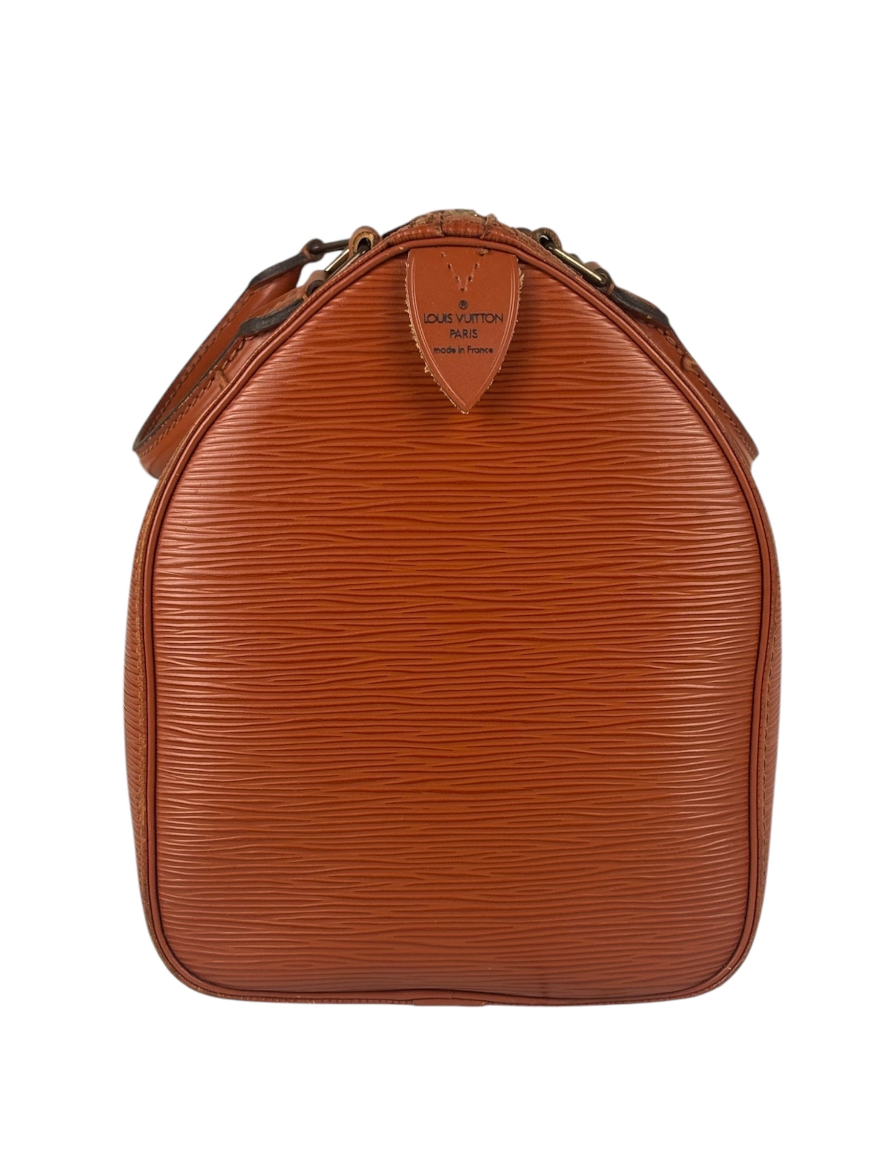 Louis Vuitton Brown Epi Speedy 30