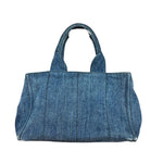 Prada Canapa Denim Tote Bag