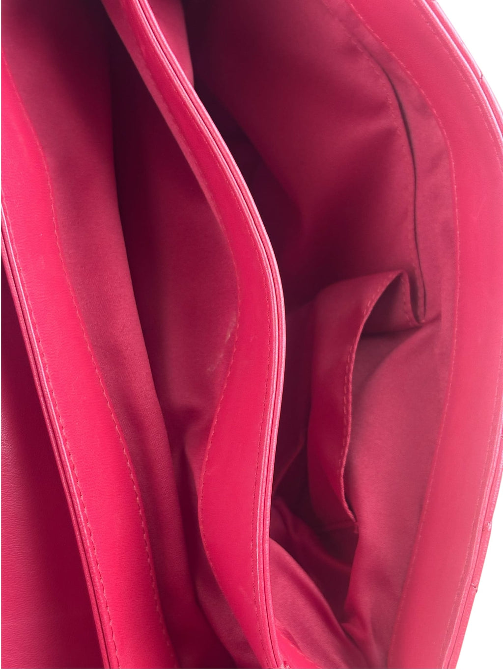 Chanel Coral Pink Quilted Lambskin Accordion Flap Bag 2014