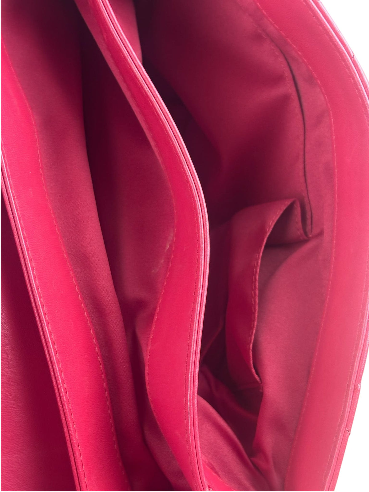 Chanel Coral Pink Quilted Lambskin Accordion Flap Bag 2014