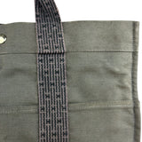 Hermes Herline Canvas Tote Grey