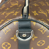 Louis Vuitton Black/Brown Monogram Keepall 55