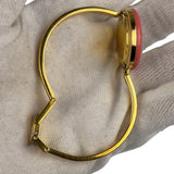 Gucci Vintage Gold-Toned Bangle Interchangeable Bezel Rings Watch