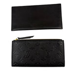 Louis Vuitton Black Leather Monogram Felicie Pochette