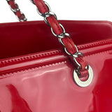 Chanel Lipstick Red Patent Leather Paris-Venice CC Jumbo Tote 2010