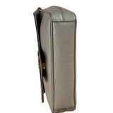 Prada Grey Saffiano Leather Cuir Pattina Crossbody