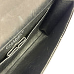Chanel Black Patent Leather Chocolate Bar Flap Bag 2000