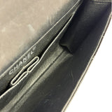 Chanel Black Patent Leather Chocolate Bar Flap Bag 2000