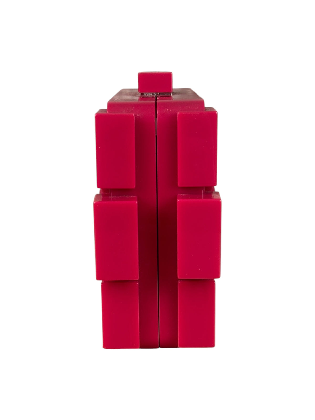 Chanel Rare Pink Plexi Brick Lego Clutch/Shoulder Bag 2014