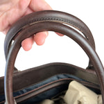 Burberry Leather Trim Nova Check Tote Bag
